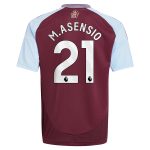 AVFC aston villa adidas home shirt 2024-25 – kids with m.asensio 21 printing Collection | Official Aston Villa Kits and Apparel