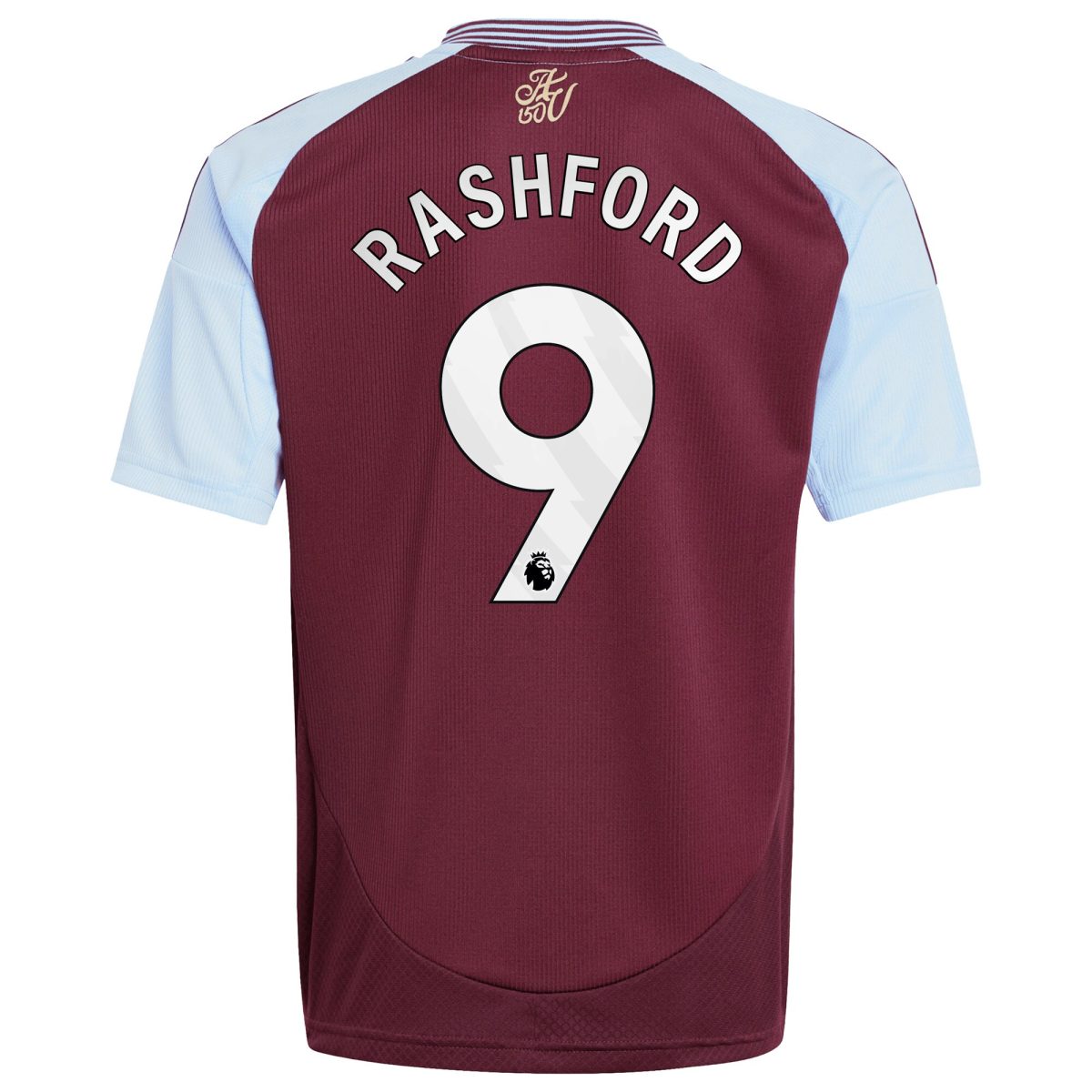 AVFC aston villa adidas home shirt 2024-25 – kids with rashford 9 printing Collection | Official Aston Villa Kits and Apparel
