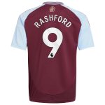 AVFC aston villa adidas home shirt 2024-25 – kids with rashford 9 printing Collection | Official Aston Villa Kits and Apparel