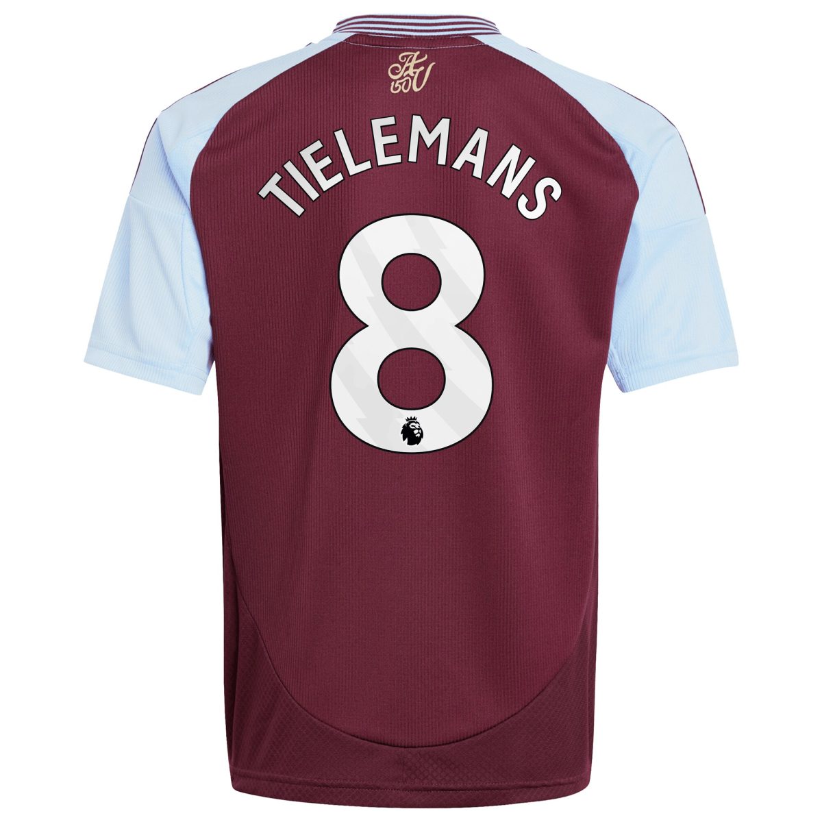 AVFC aston villa adidas home shirt 2024-25 – kids with tielemans 8 printing Collection | Official Aston Villa Kits and Apparel