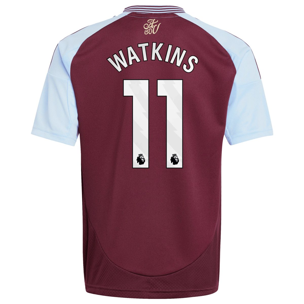 AVFC aston villa adidas home shirt 2024-25 – kids with watkins 11 printing Collection | Official Aston Villa Kits and Apparel