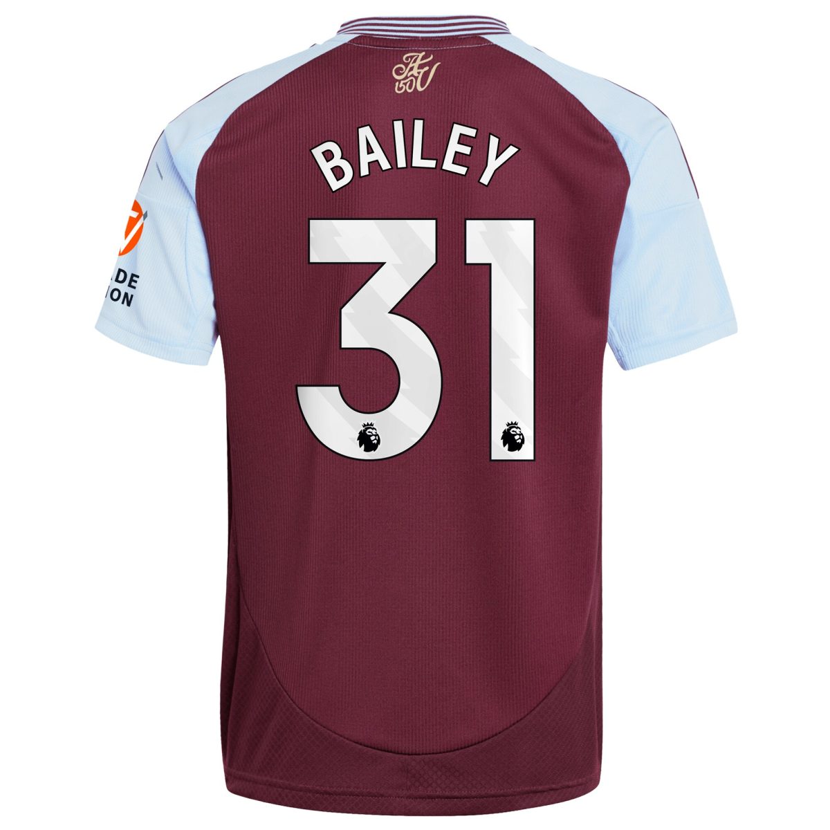 AVFC aston villa adidas home shirt 2024-25 with bailey 31 printing Collection | Official Aston Villa Kits and Apparel