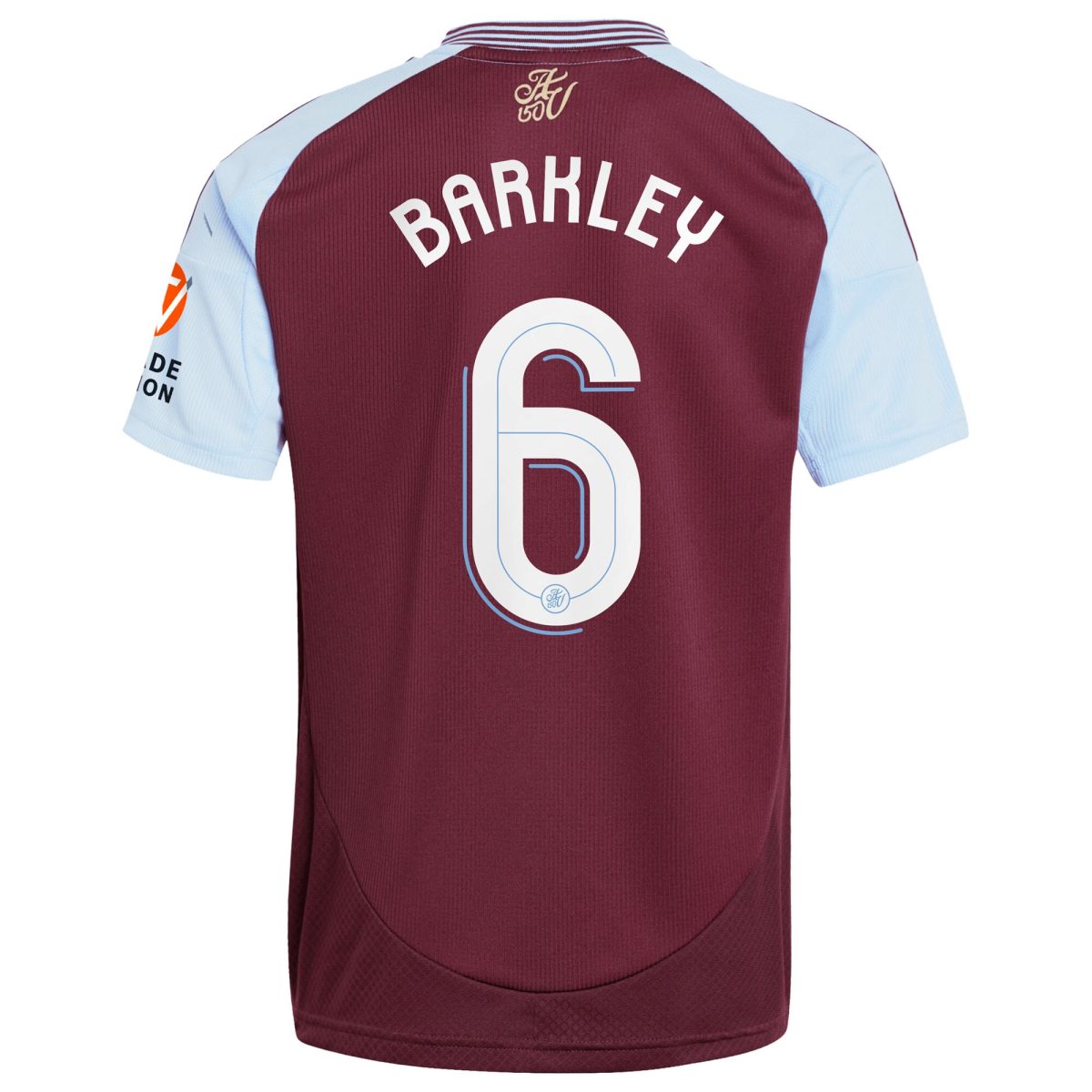 AVFC aston villa adidas home shirt 2024-25 with barkley 6 cup printing Collection | Official Aston Villa Kits and Apparel