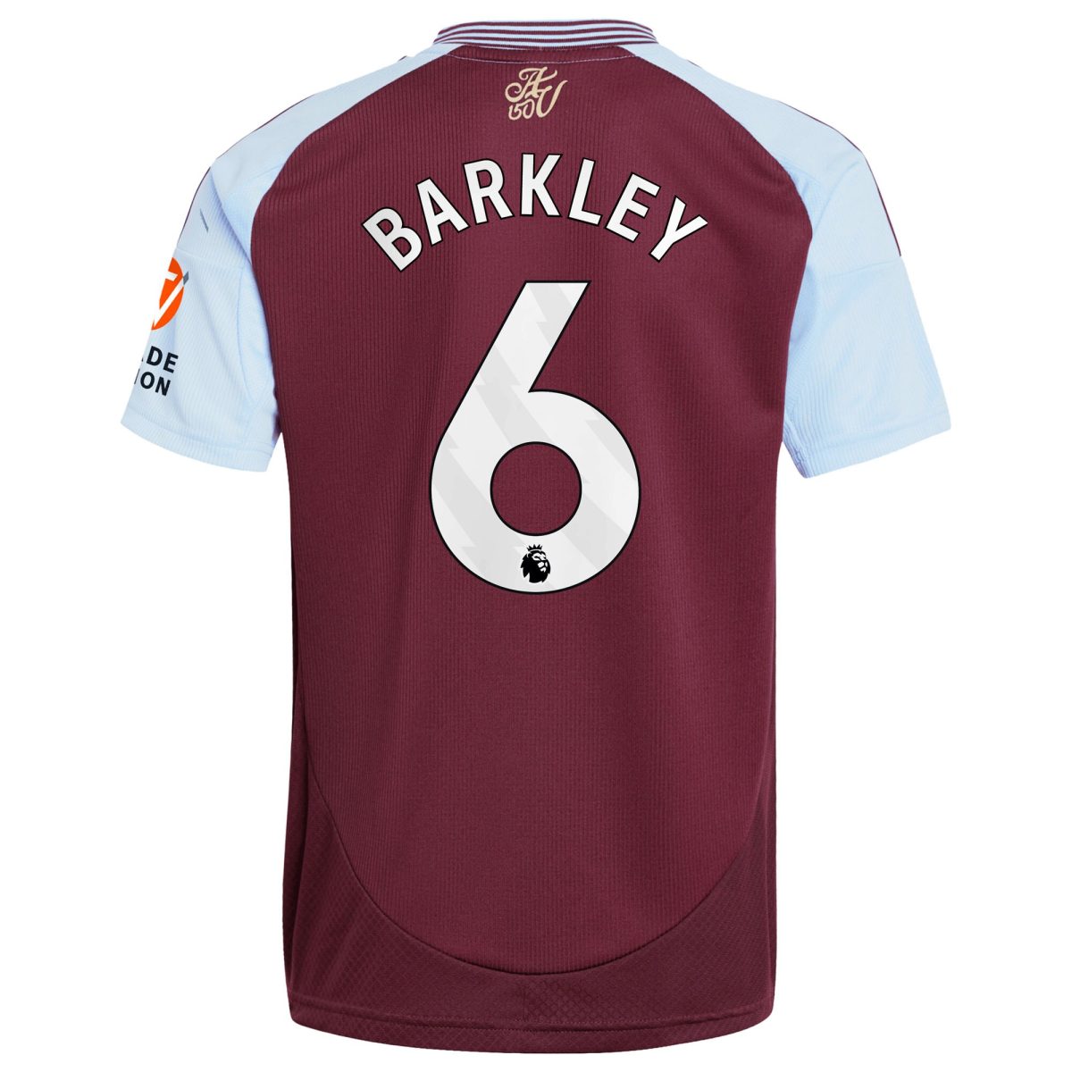 AVFC aston villa adidas home shirt 2024-25 with barkley 6 printing Collection | Official Aston Villa Kits and Apparel
