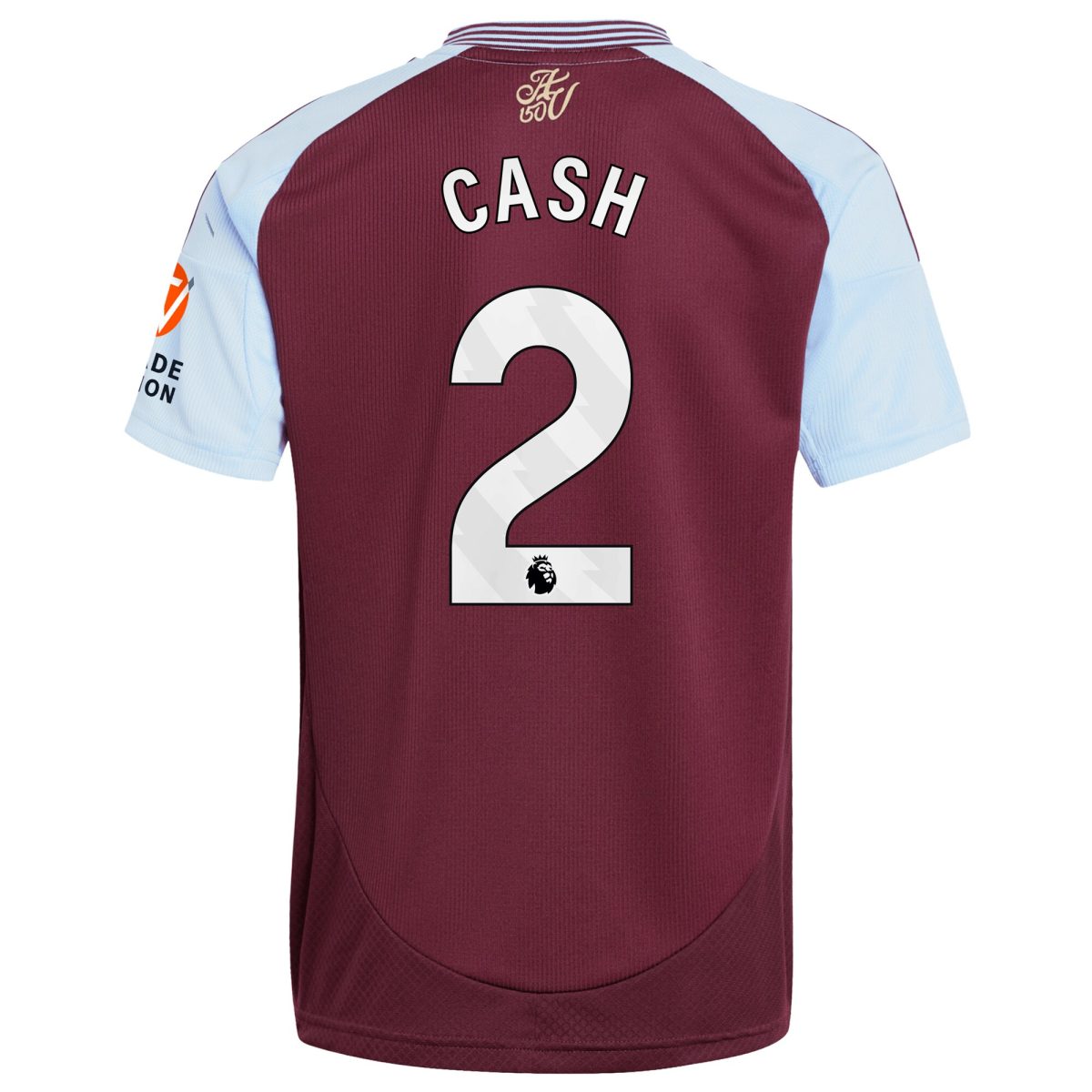 AVFC aston villa adidas home shirt 2024-25 with cash 2 printing Collection | Official Aston Villa Kits and Apparel