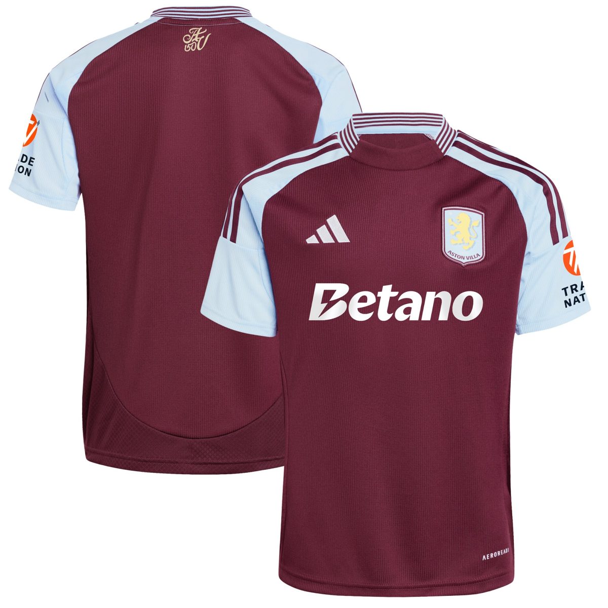 AVFC aston villa adidas home shirt 2024-25 with custom printing Collection | Official Aston Villa Kits and Apparel