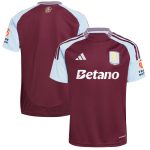 AVFC aston villa adidas home shirt 2024-25 with custom printing Collection | Official Aston Villa Kits and Apparel