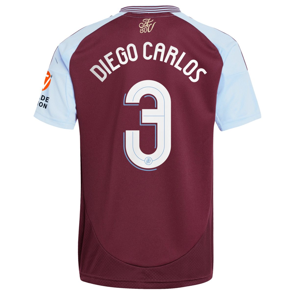 AVFC aston villa adidas home shirt 2024-25 with diego carlos 3 cup printing Collection | Official Aston Villa Kits and Apparel