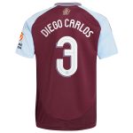 AVFC aston villa adidas home shirt 2024-25 with diego carlos 3 cup printing Collection | Official Aston Villa Kits and Apparel