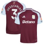 AVFC aston villa adidas home shirt 2024-25 with diego carlos 3 printing Collection | Official Aston Villa Kits and Apparel
