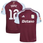 AVFC aston villa adidas home shirt 2024-25 with digne 12 cup printing Collection | Official Aston Villa Kits and Apparel