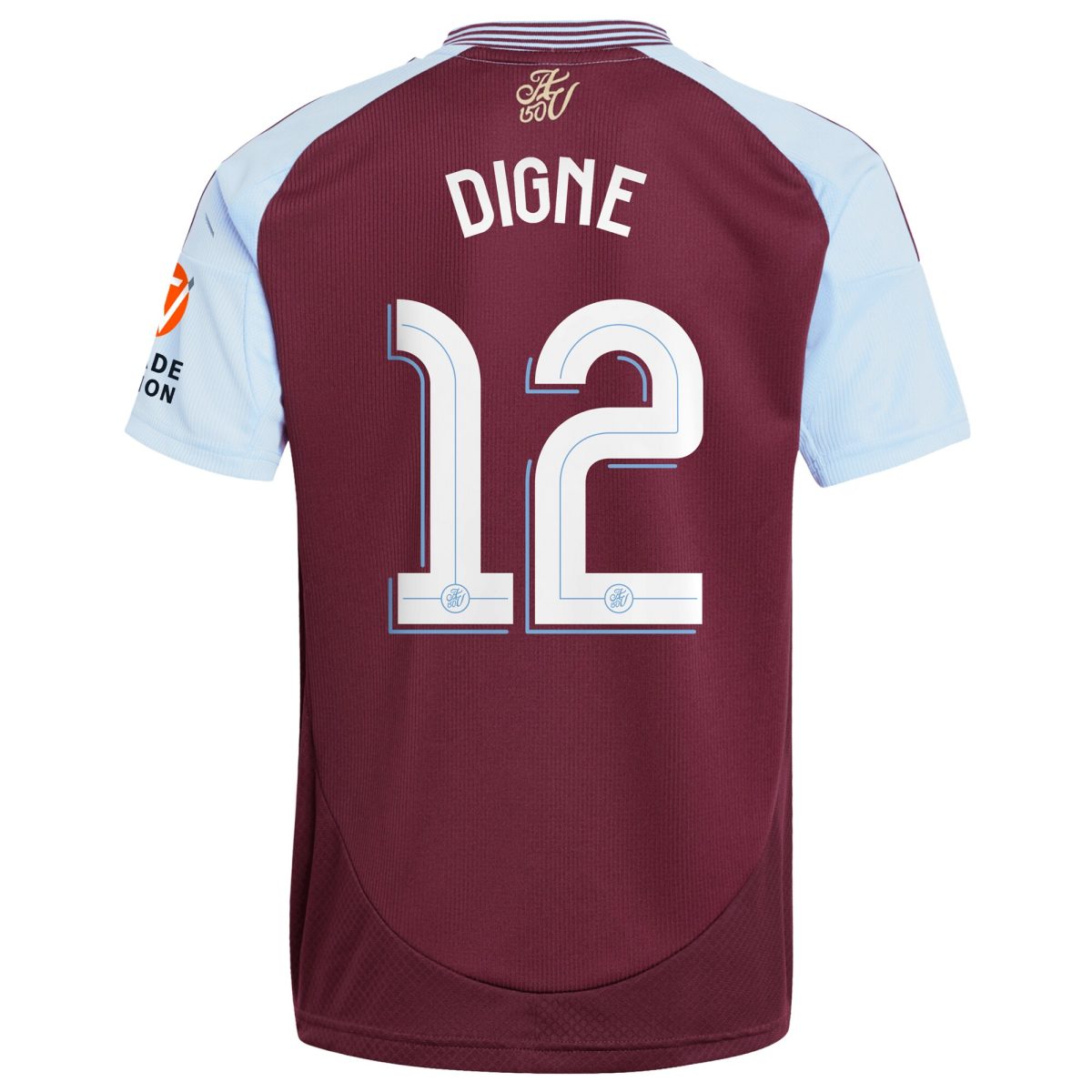 AVFC aston villa adidas home shirt 2024-25 with digne 12 cup printing Collection | Official Aston Villa Kits and Apparel