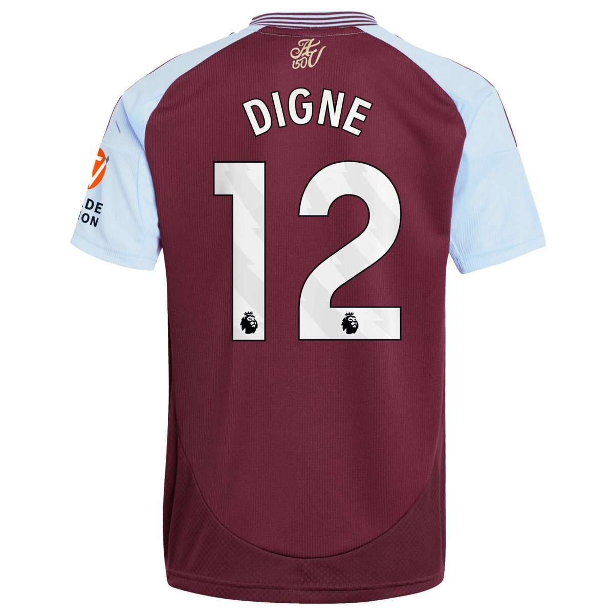 AVFC aston villa adidas home shirt 2024-25 with digne 12 printing Collection | Official Aston Villa Kits and Apparel