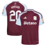 AVFC aston villa adidas home shirt 2024-25 with hanson 20 cup printing Collection | Official Aston Villa Kits and Apparel