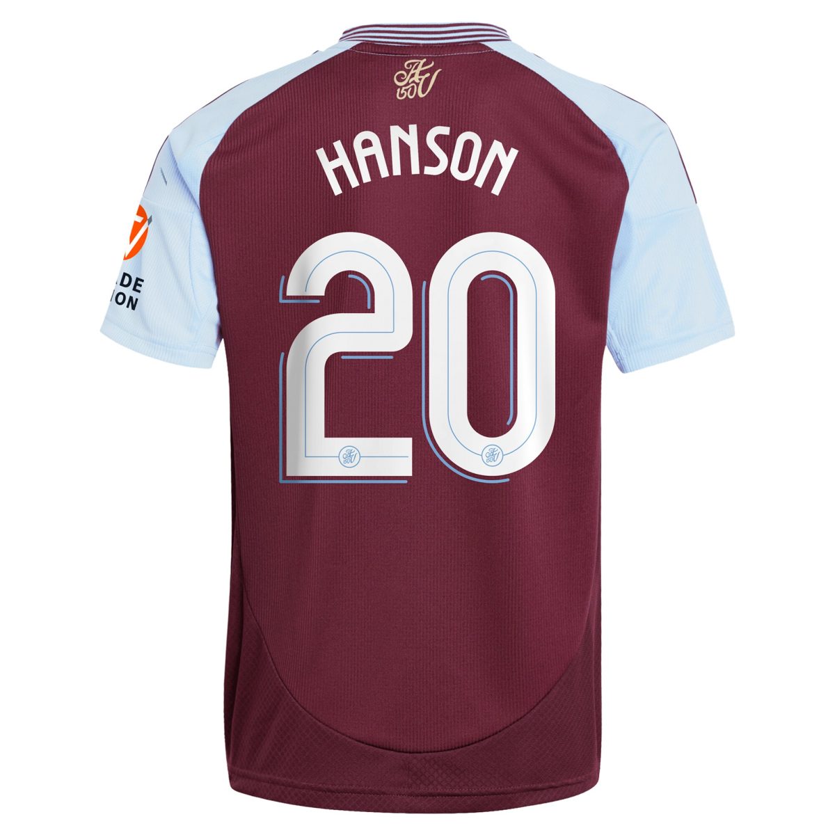 AVFC aston villa adidas home shirt 2024-25 with hanson 20 cup printing Collection | Official Aston Villa Kits and Apparel
