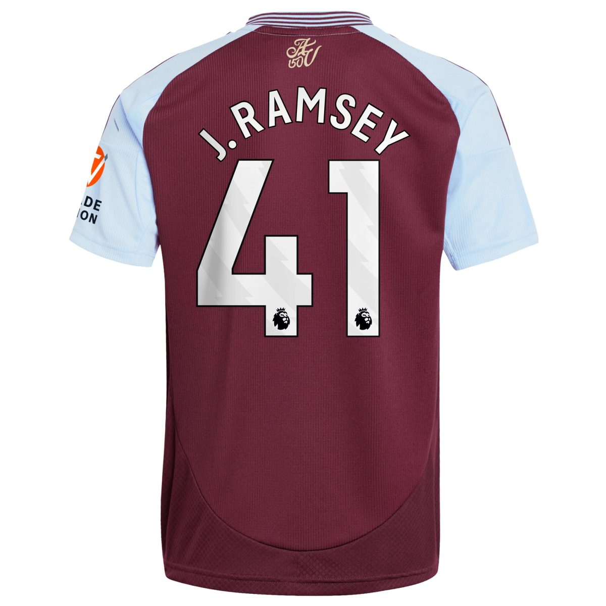 AVFC aston villa adidas home shirt 2024-25 with j. ramsey 41 printing Collection | Official Aston Villa Kits and Apparel