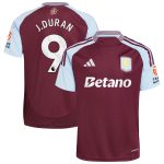 AVFC aston villa adidas home shirt 2024-25 with j.duran 9 printing Collection | Official Aston Villa Kits and Apparel