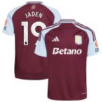 AVFC aston villa adidas home shirt 2024-25 with jaden 19 printing Collection | Official Aston Villa Kits and Apparel