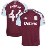 AVFC aston villa adidas home shirt 2024-25 with kamara 44 cup printing Collection | Official Aston Villa Kits and Apparel