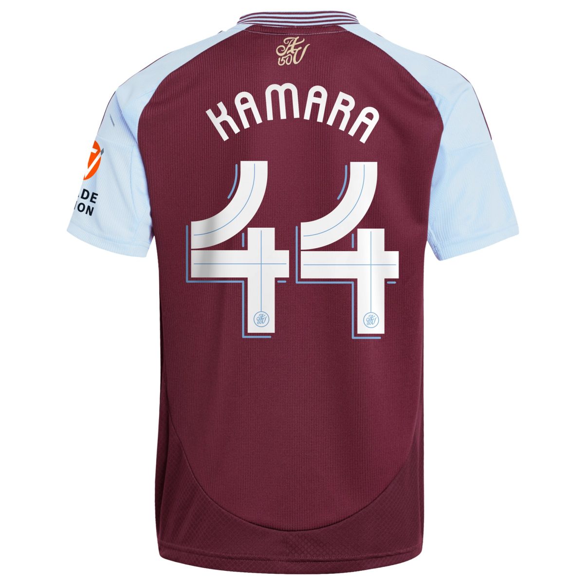 AVFC aston villa adidas home shirt 2024-25 with kamara 44 cup printing Collection | Official Aston Villa Kits and Apparel