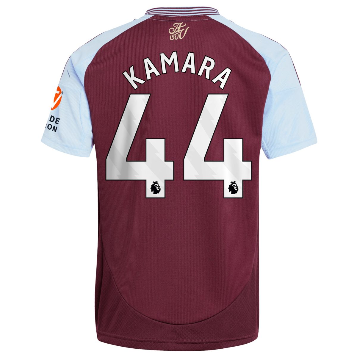 AVFC aston villa adidas home shirt 2024-25 with kamara 44 printing Collection | Official Aston Villa Kits and Apparel