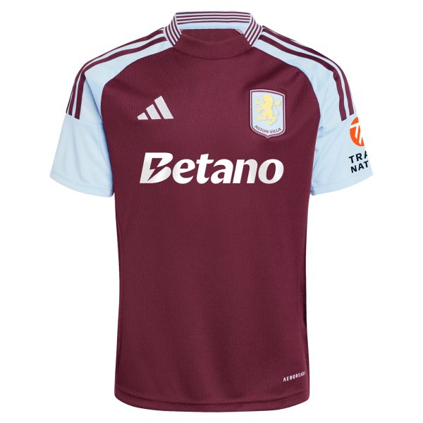 AVFC aston villa adidas home shirt 2024-25 with kearns 7 cup printing Collection | Official Aston Villa Kits and Apparel
