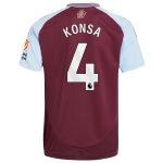 AVFC aston villa adidas home shirt 2024-25 with konsa 4 printing Collection | Official Aston Villa Kits and Apparel