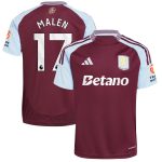 AVFC aston villa adidas home shirt 2024-25 with malen 17 printing Collection | Official Aston Villa Kits and Apparel