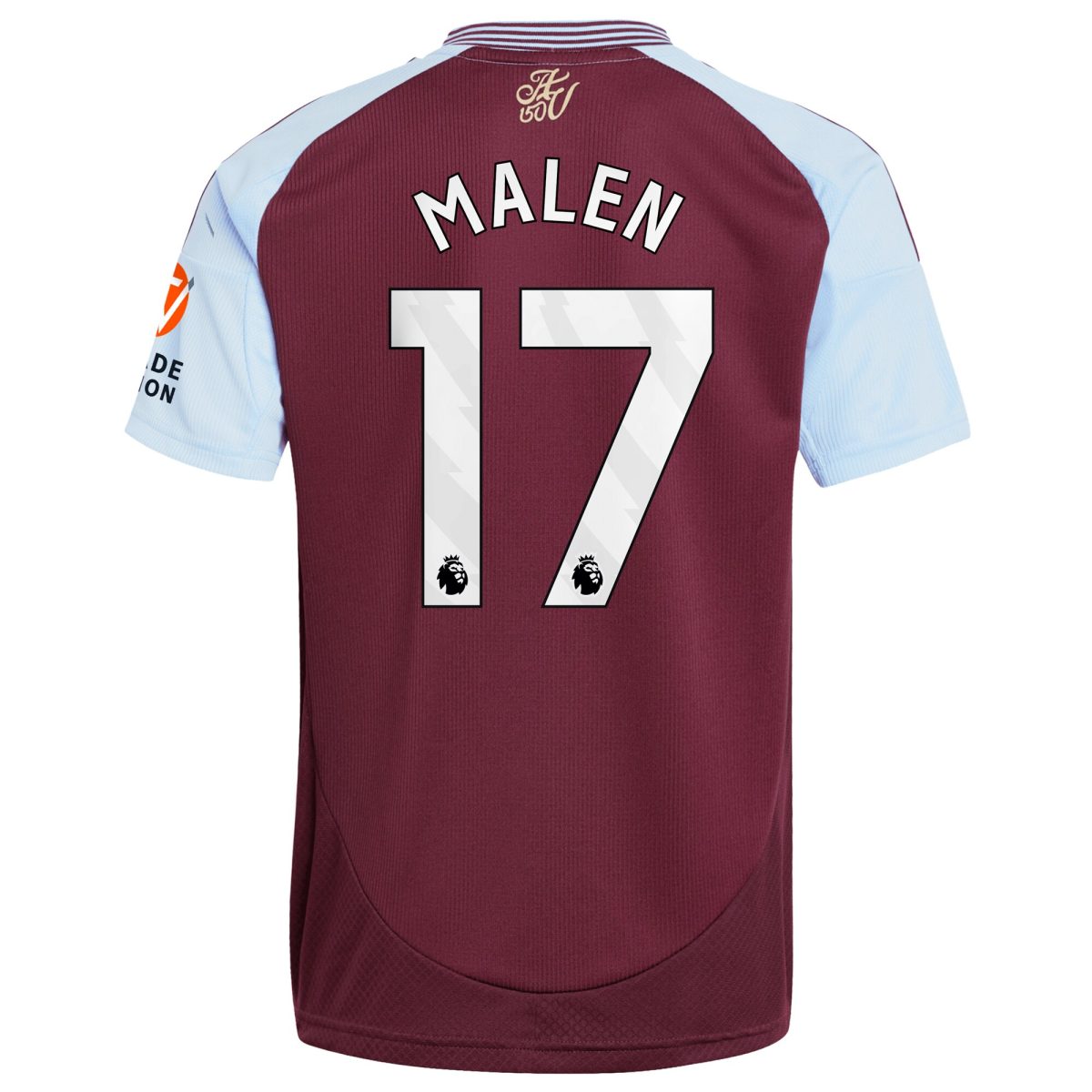 AVFC aston villa adidas home shirt 2024-25 with malen 17 printing Collection | Official Aston Villa Kits and Apparel