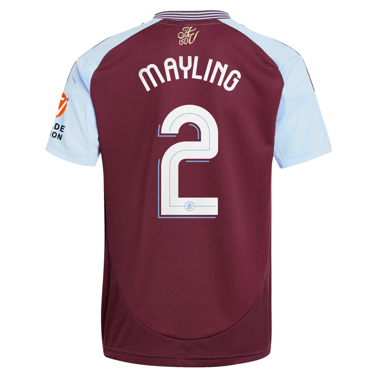 AVFC aston villa adidas home shirt 2024-25 with mayling 2 cup printing Collection | Official Aston Villa Kits and Apparel