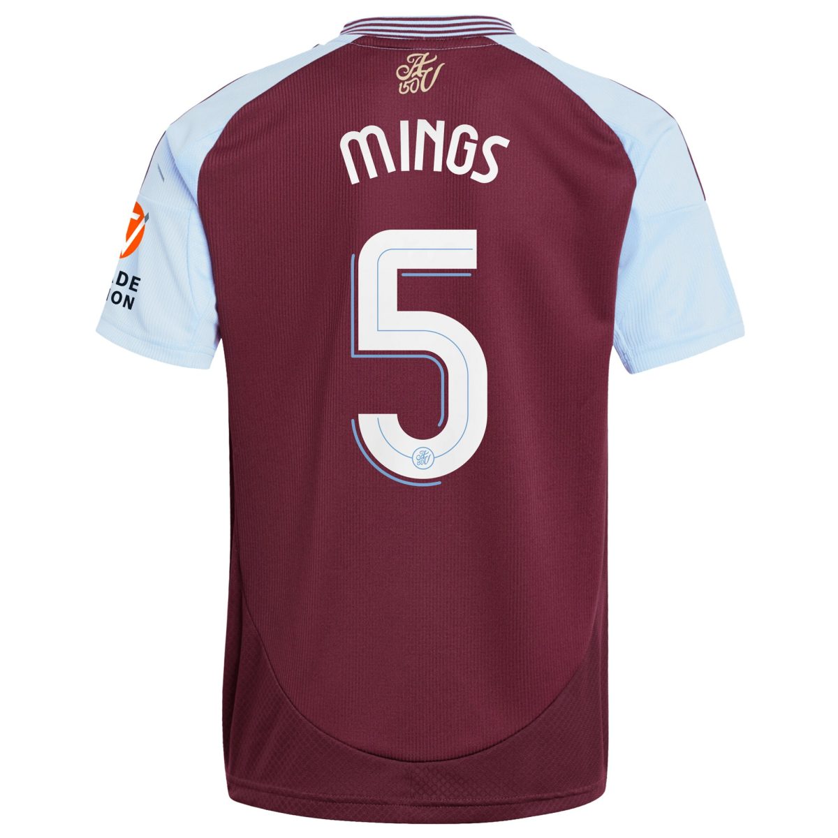 AVFC aston villa adidas home shirt 2024-25 with mings 5 cup printing Collection | Official Aston Villa Kits and Apparel