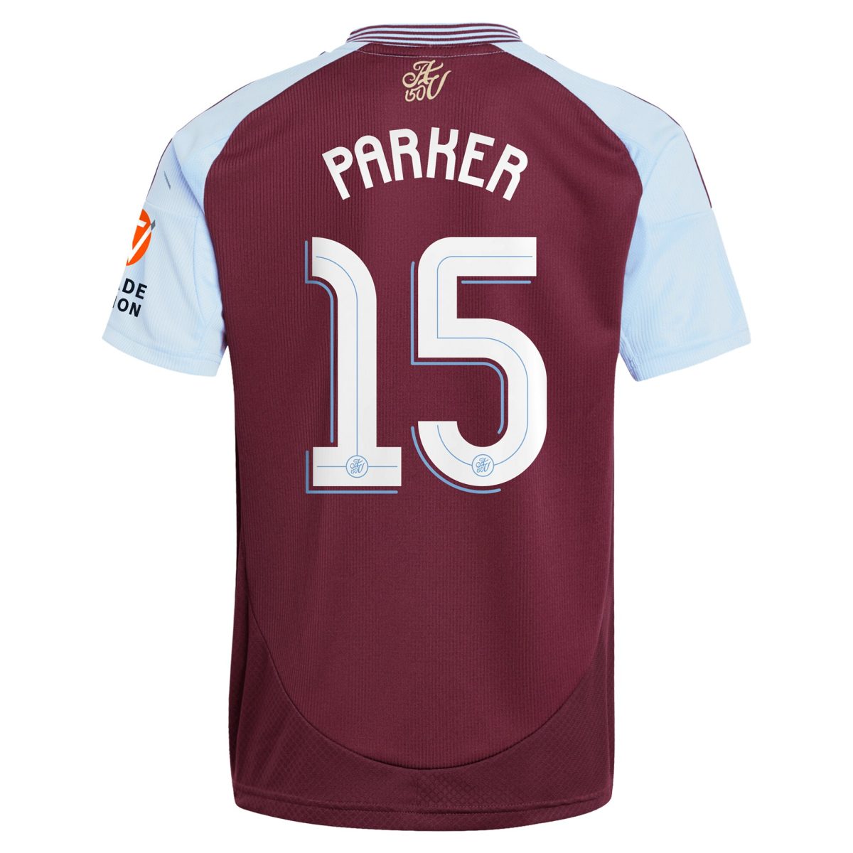 AVFC aston villa adidas home shirt 2024-25 with parker 15 cup printing Collection | Official Aston Villa Kits and Apparel