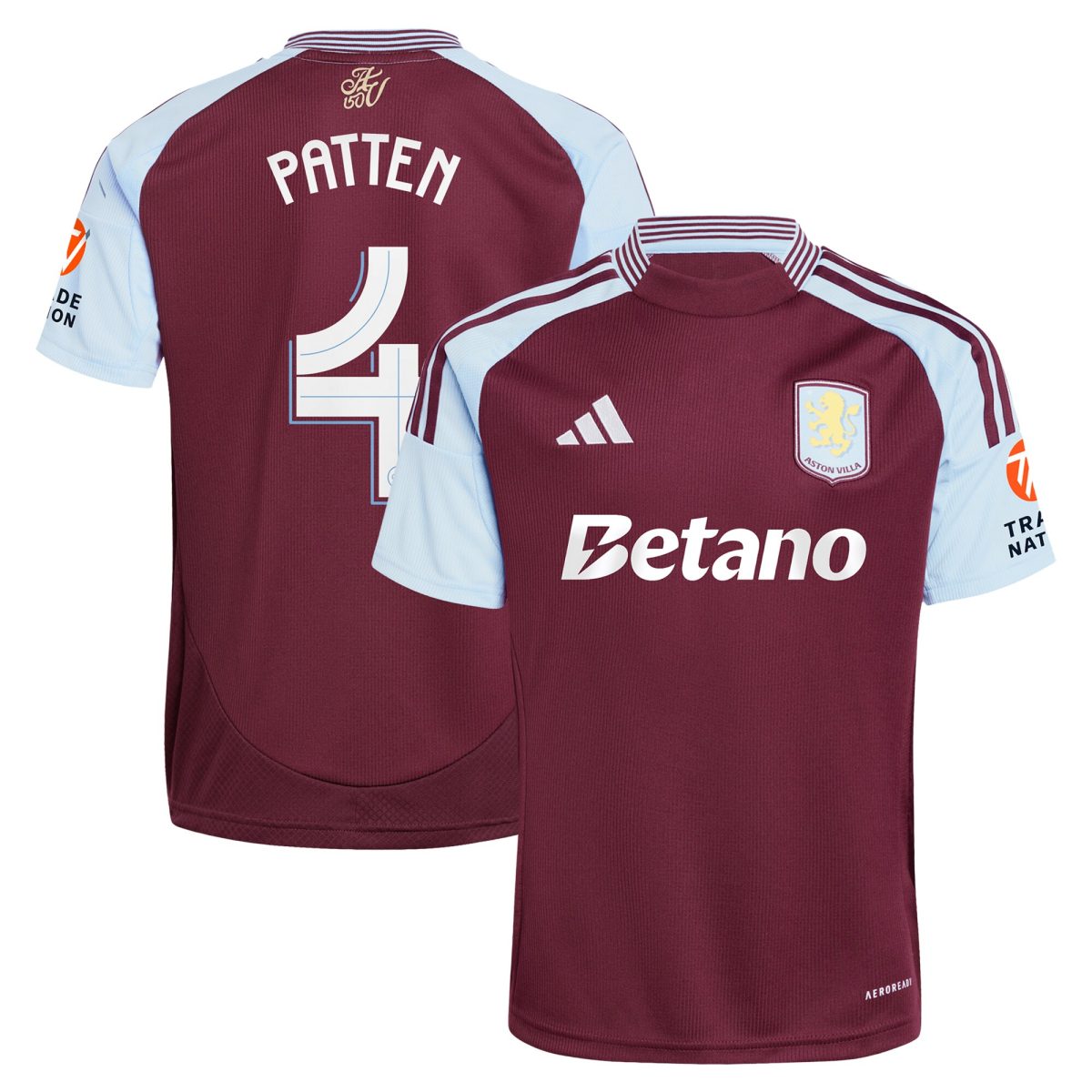 AVFC aston villa adidas home shirt 2024-25 with patten 4 cup printing Collection | Official Aston Villa Kits and Apparel