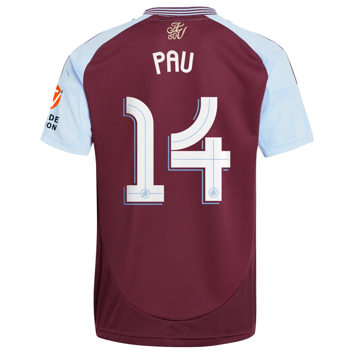 AVFC aston villa adidas home shirt 2024-25 with pau 14 cup printing Collection | Official Aston Villa Kits and Apparel