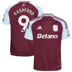 AVFC aston villa adidas home shirt 2024-25 with rashford 9 printing Collection | Official Aston Villa Kits and Apparel