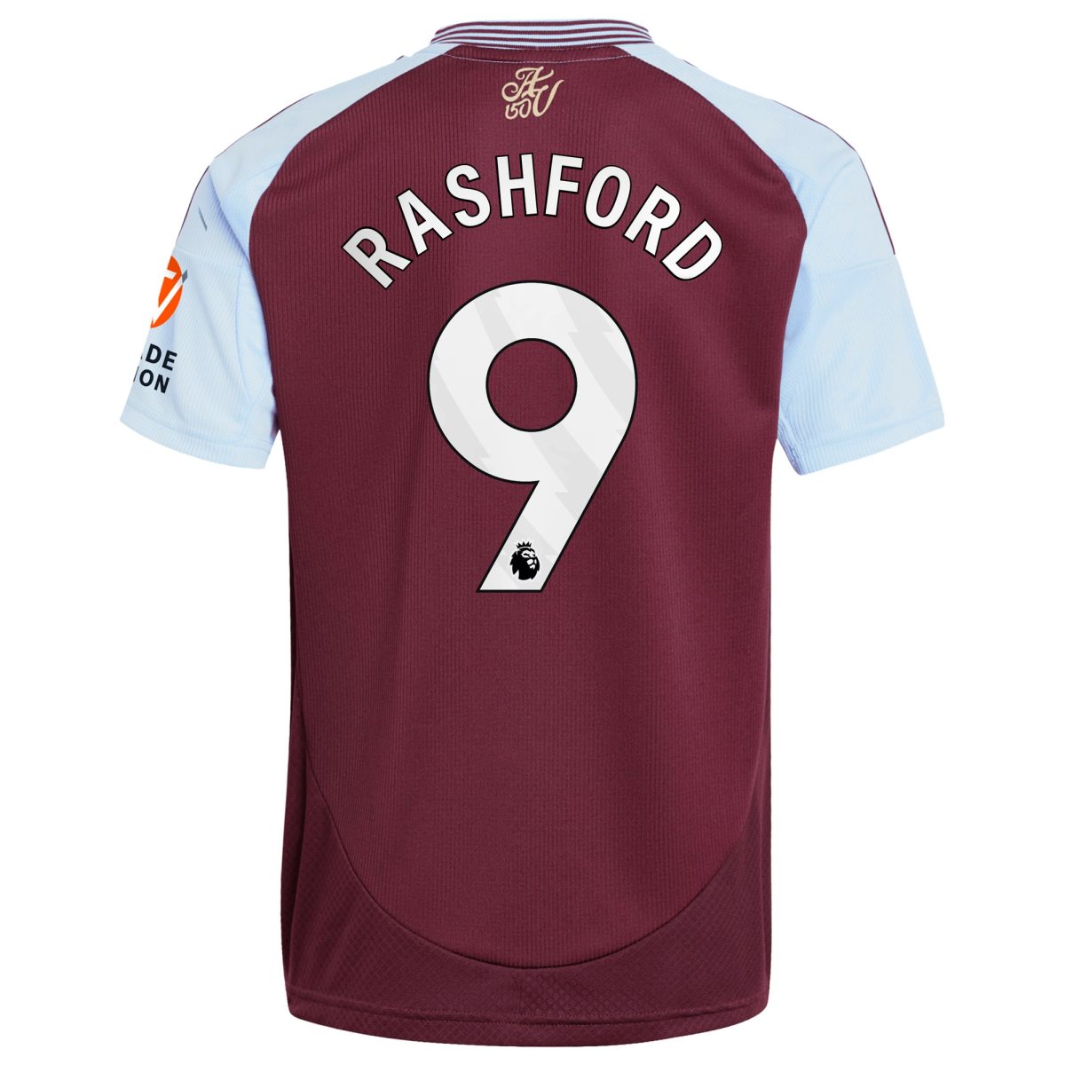 AVFC aston villa adidas home shirt 2024-25 with rashford 9 printing Collection | Official Aston Villa Kits and Apparel