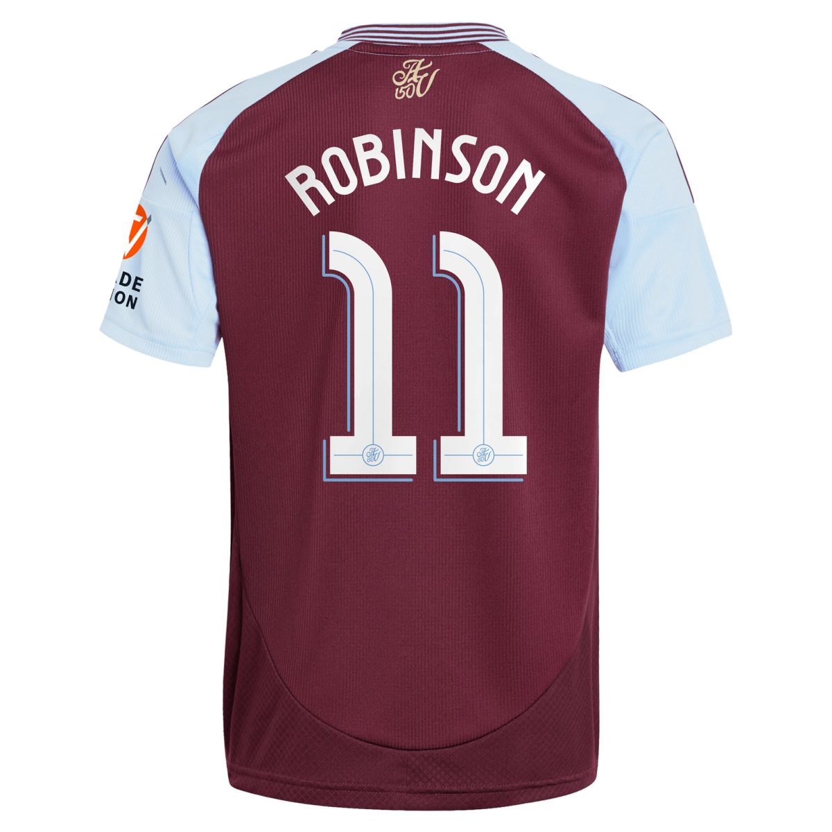 AVFC aston villa adidas home shirt 2024-25 with robinson 11 cup printing Collection | Official Aston Villa Kits and Apparel