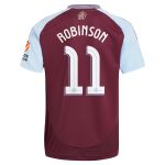 AVFC aston villa adidas home shirt 2024-25 with robinson 11 cup printing Collection | Official Aston Villa Kits and Apparel