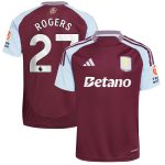 AVFC aston villa adidas home shirt 2024-25 with rogers 27 printing Collection | Official Aston Villa Kits and Apparel