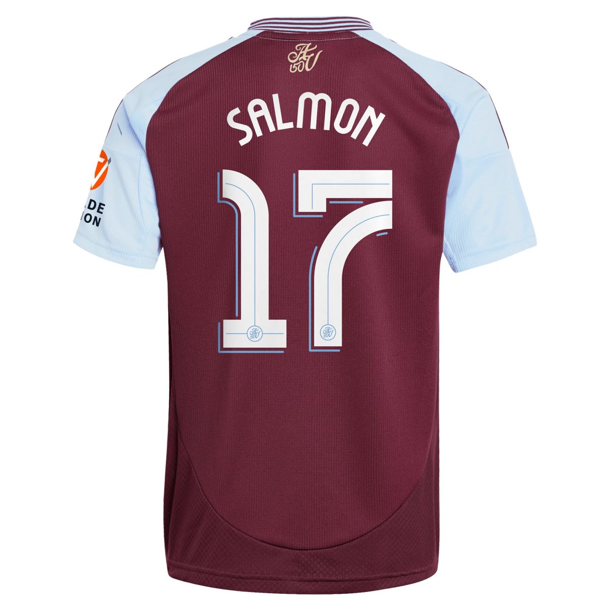 AVFC aston villa adidas home shirt 2024-25 with salmon 17 cup printing Collection | Official Aston Villa Kits and Apparel