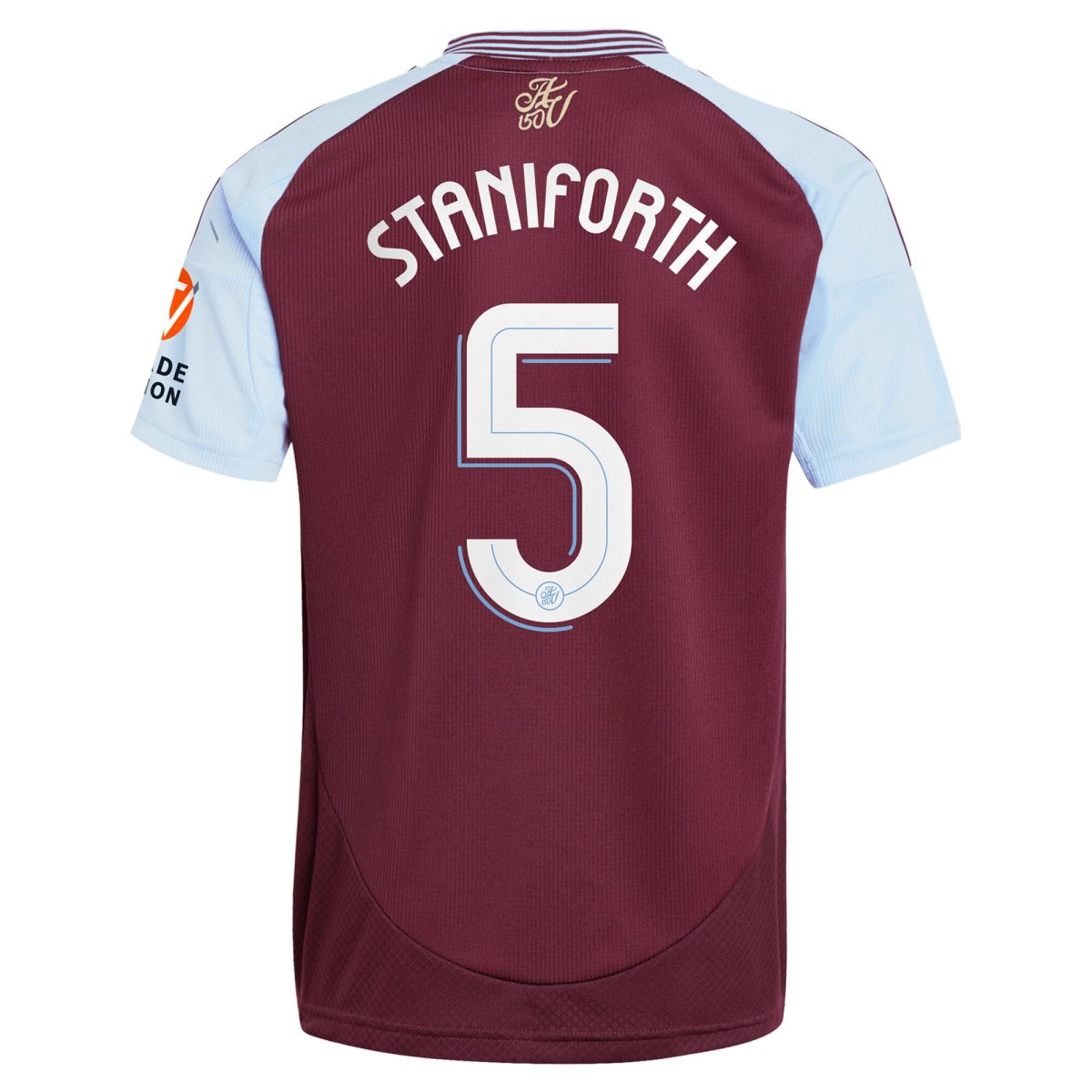 AVFC aston villa adidas home shirt 2024-25 with staniforth 5 cup printing Collection | Official Aston Villa Kits and Apparel