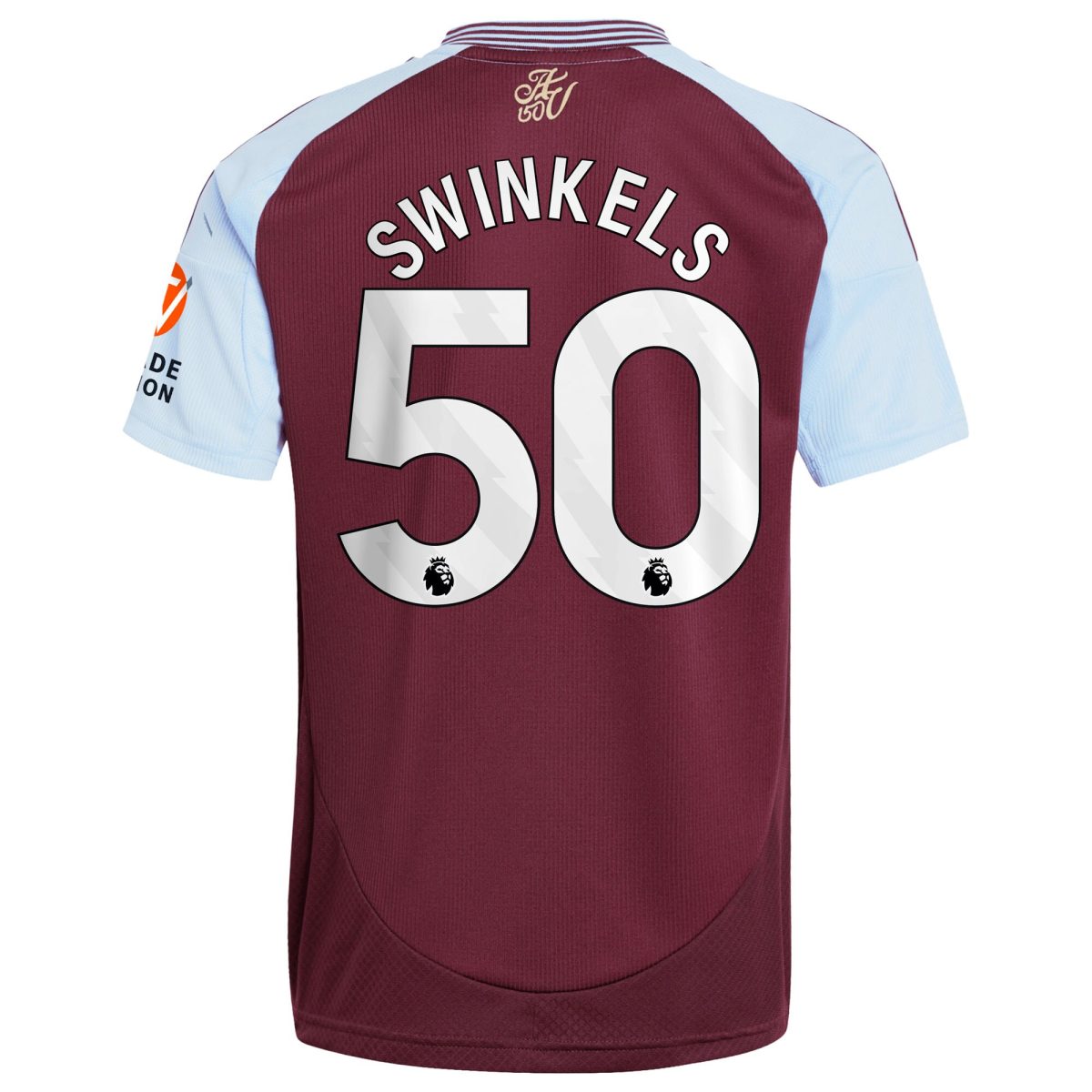 AVFC aston villa adidas home shirt 2024-25 with swinkels 50 printing Collection | Official Aston Villa Kits and Apparel
