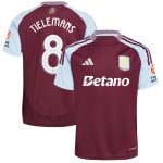 AVFC aston villa adidas home shirt 2024-25 with tielemans 8 cup printing Collection | Official Aston Villa Kits and Apparel