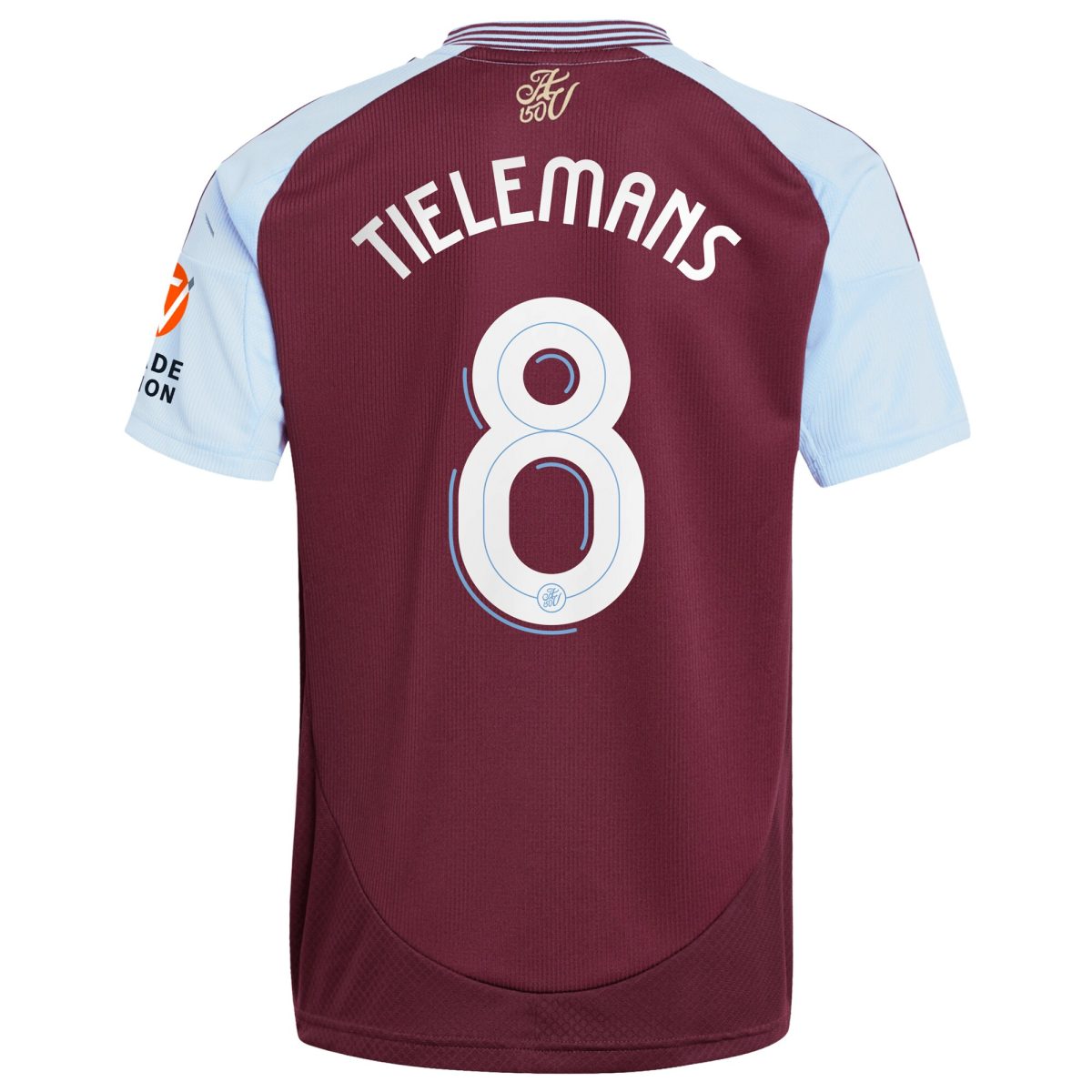 AVFC aston villa adidas home shirt 2024-25 with tielemans 8 cup printing Collection | Official Aston Villa Kits and Apparel