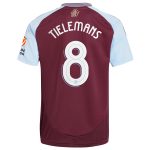 AVFC aston villa adidas home shirt 2024-25 with tielemans 8 cup printing Collection | Official Aston Villa Kits and Apparel