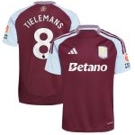 AVFC aston villa adidas home shirt 2024-25 with tielemans 8 printing Collection | Official Aston Villa Kits and Apparel