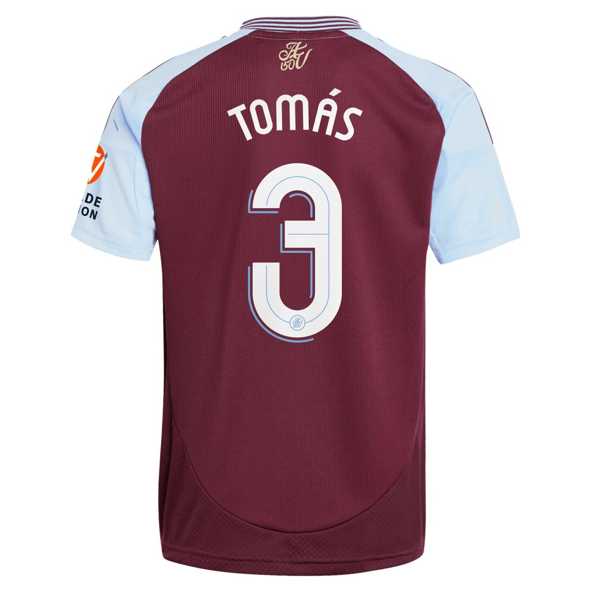 AVFC aston villa adidas home shirt 2024-25 with tomás 3 cup printing Collection | Official Aston Villa Kits and Apparel