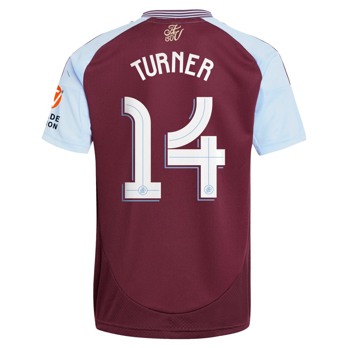 AVFC aston villa adidas home shirt 2024-25 with turner 14 cup printing Collection | Official Aston Villa Kits and Apparel