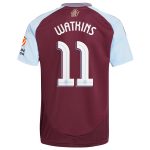 AVFC aston villa adidas home shirt 2024-25 with watkins 11 cup printing Collection | Official Aston Villa Kits and Apparel