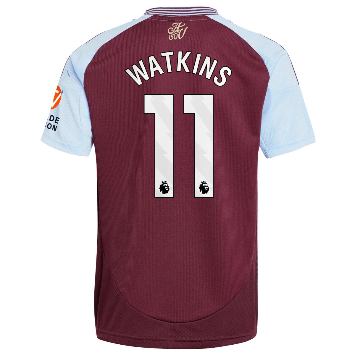 AVFC aston villa adidas home shirt 2024-25 with watkins 11 printing Collection | Official Aston Villa Kits and Apparel